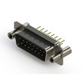627-M15-220-LT4 - 627M SERIES VERTICAL D-SUB PLUG