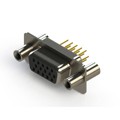 638-M15-230-BT4 - 638M SERIES VERTICAL D-SUB RECEP