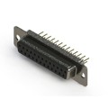 628-M25-221-BN1 - 628M SERIES VERTICAL D-SUB RECEP