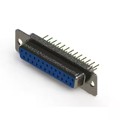 628-M25-221-LN1 - 628M SERIES VERTICAL D-SUB RECEP