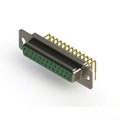 630-M25-240-GN1 - 630M SERIES RIGHT ANGLE D-SUB RE