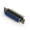 628-M25-221-LN2 - 628M SERIES VERTICAL D-SUB RECEP
