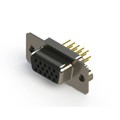 638-M15-630-BN2 - 638M SERIES VERTICAL D-SUB RECEP