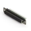 628-M37-221-BN1 - 628M SERIES VERTICAL D-SUB RECEP