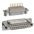 172-015-212-031 - CONN D-SUB RCPT 15P PNL MNT SLDR
