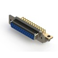 630-M25-240-LT3 - 630M SERIES RIGHT ANGLE D-SUB RE