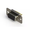 638-M15-332-BN1 - 638M SERIES VERTICAL D-SUB RECEP