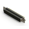 627-M37-222-LT2 - 627M SERIES VERTICAL D-SUB PLUG