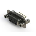 628-M09-621-BN4 - 628M SERIES VERTICAL D-SUB RECEP