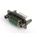 628-M09-621-GT6 - 628M SERIES VERTICAL D-SUB RECEP