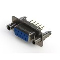 628-M09-621-LT6 - 628M SERIES VERTICAL D-SUB RECEP