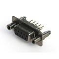 628-M09-621-BT6 - 628M SERIES VERTICAL D-SUB RECEP