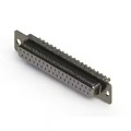 628-M37-222-WN1 - 628M SERIES VERTICAL D-SUB RECEP
