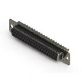 628-M37-222-BT1 - 628M SERIES VERTICAL D-SUB RECEP