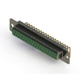 622-M37-260-GN1 - 622M SERIES RIGHT ANGLE D-SUB PL