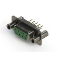 628-M09-321-GN4 - 628M SERIES VERTICAL D-SUB RECEP