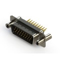 637-M26-330-BN4 - 637M SERIES VERTICAL D-SUB PLUG