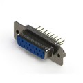 628-M15-321-LN2 - 628M SERIES VERTICAL D-SUB RECEP