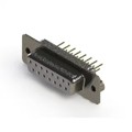 628-M15-321-WT2 - 628M SERIES VERTICAL D-SUB RECEP