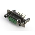 628-M09-321-GT6 - 628M SERIES VERTICAL D-SUB RECEP