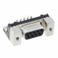 RDED-9S-LN(55) - CONN D-SUB RCPT 9POS R/A SLDR