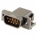745001-2 - CONN D-SUB PLUG 9POS R/A SLDR