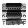189-015-413R691 - CONN D-SUB PLUG/RCPT 15P RA SLDR