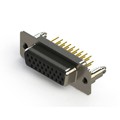 638-M26-330-BT5 - 638M SERIES VERTICAL D-SUB RECEP