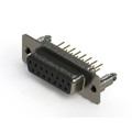 628-M15-321-BN5 - 628M SERIES VERTICAL D-SUB RECEP