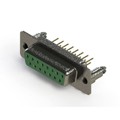 628-M15-321-GN5 - 628M SERIES VERTICAL D-SUB RECEP
