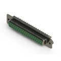 628-M37-222-GT2 - 628M SERIES VERTICAL D-SUB RECEP