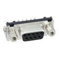 RDED-9SA-LNA(4-40)(55) - CONN D-SUB RCPT 9POS R/A SLDR