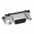 RDED-9SE-LNA(55) - CONN D-SUB RCPT 9POS R/A SLDR