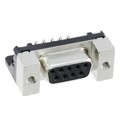 RDED-9SE-LN(55) - CONN D-SUB RCPT 9POS R/A SLDR