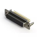 638-M44-230-BT5 - 638M SERIES VERTICAL D-SUB RECEP