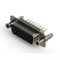 627-M15-620-LT6 - 627M SERIES VERTICAL D-SUB PLUG