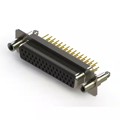 638-M44-230-BN6 - 638M SERIES VERTICAL D-SUB RECEP