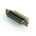 630-M25-340-GN2 - 630M SERIES RIGHT ANGLE D-SUB RE