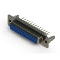 628-M25-321-LN5 - 628M SERIES VERTICAL D-SUB RECEP