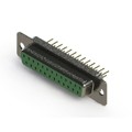 628-M25-321-GT1 - 628M SERIES VERTICAL D-SUB RECEP