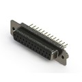 628-M25-321-BN2 - 628M SERIES VERTICAL D-SUB RECEP