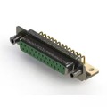 622-M25-360-GN6 - 622M SERIES RIGHT ANGLE D-SUB PL