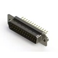 627-M25-320-WT2 - 627M SERIES VERTICAL D-SUB PLUG