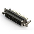 627-M25-320-LT6 - 627M SERIES VERTICAL D-SUB PLUG