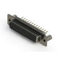 628-M25-321-BT3 - 628M SERIES VERTICAL D-SUB RECEP