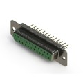 628-M25-621-GN1 - 628M SERIES VERTICAL D-SUB RECEP