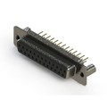628-M25-621-BT3 - 628M SERIES VERTICAL D-SUB RECEP