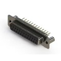628-M25-621-BN3 - 628M SERIES VERTICAL D-SUB RECEP