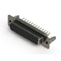 628-M25-621-BN5 - 628M SERIES VERTICAL D-SUB RECEP