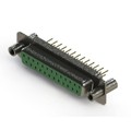 628-M25-621-GN4 - 628M SERIES VERTICAL D-SUB RECEP
